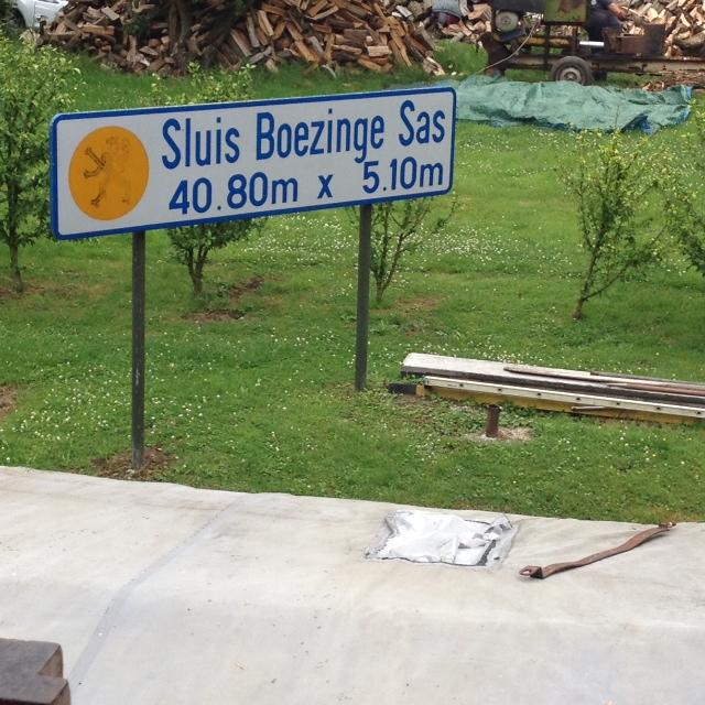 bord boezinge sluis