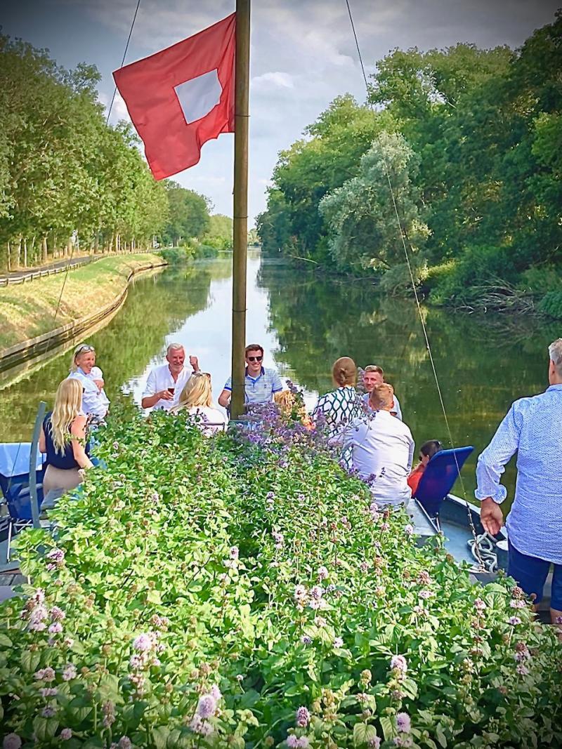 zomerse vaartocht vaarvlag